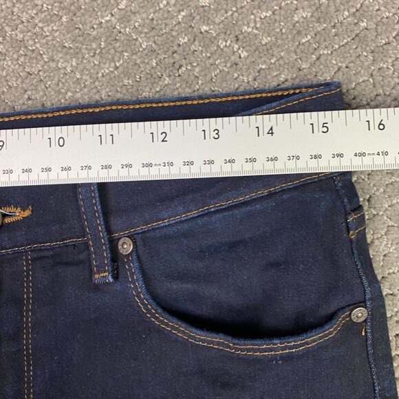 Mott & Bow Jeans 32 x 32 Measures 31 x 31.5 Blue Slim Staple Rinse Stretch and - Picture 9 of 13